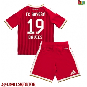 Bayern Munich Alphonso Davies #19 Hemmakläder Barn 2026-27 Kortärmad (+ Korta byxor)